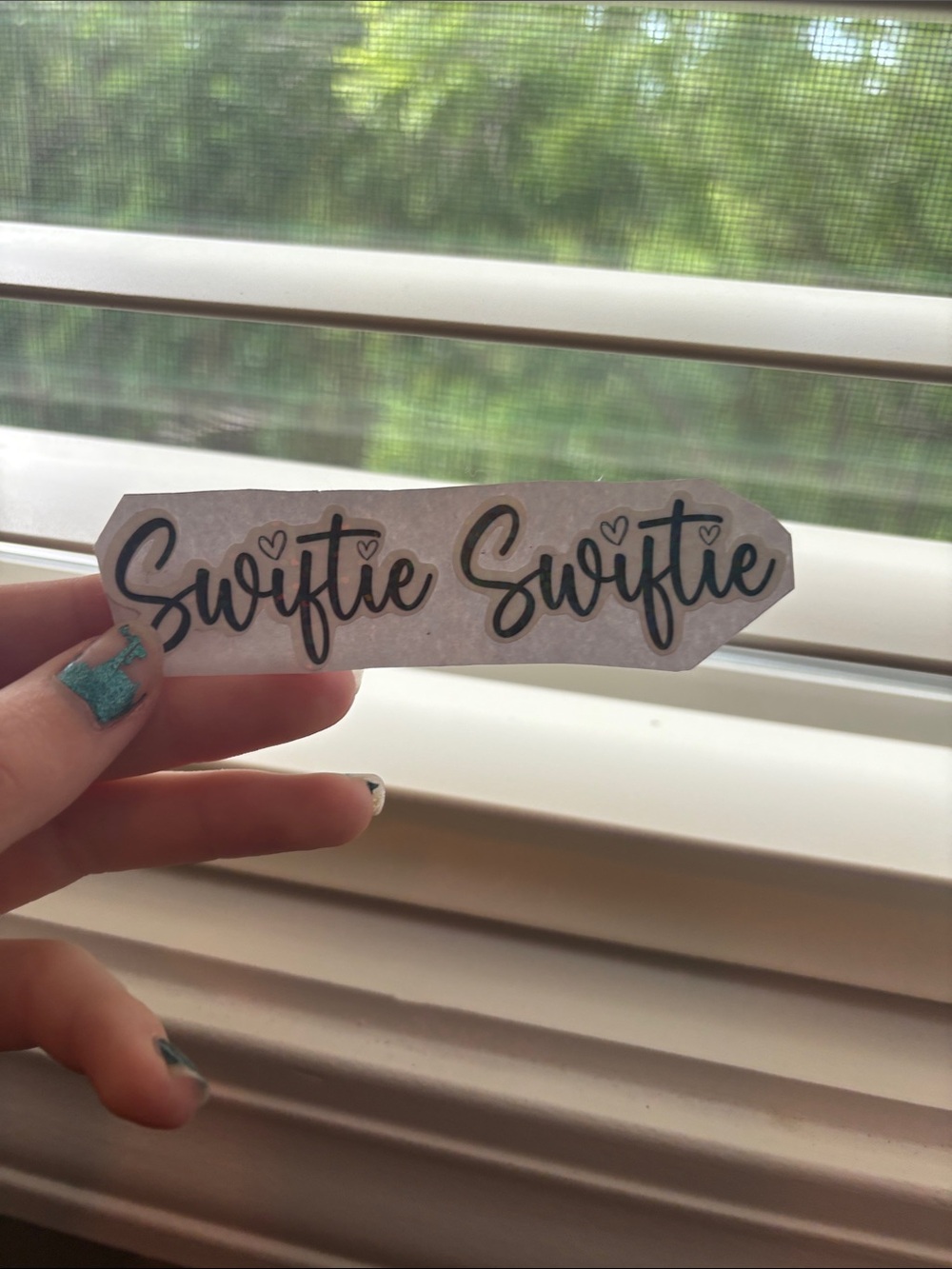 Swiftie Sticker Sheet - Metallic Script